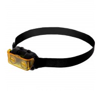 Фонарик налобный SP-Sport YD-23 (пластик, 2 светодиода, на батарейках (3 AAA), лимонный)