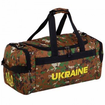 Сумка спортивная UKRAINE GA-1801-UKR (полиэстер, размер 50X23X25см, цвета в ассортименте)