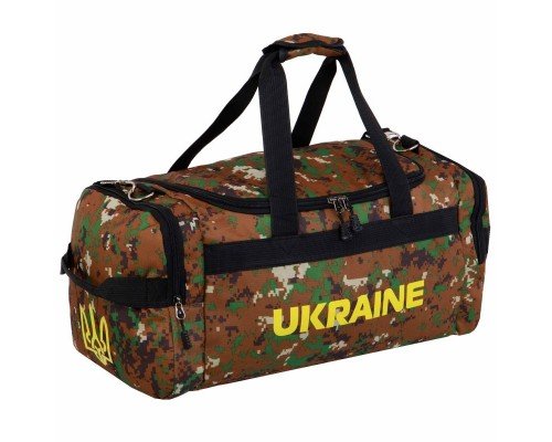 Сумка спортивная UKRAINE GA-1801-UKR (полиэстер, размер 50X23X25см, цвета в ассортименте)