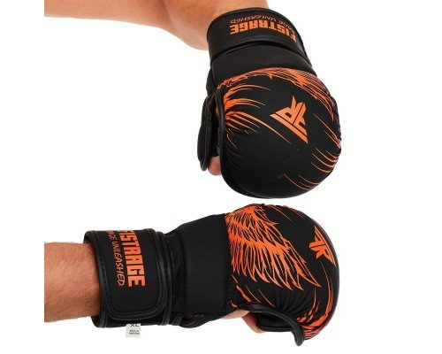 Перчатки Крабы спаринговые для MMA FLEX FISTRAGE VL-8437 (р-р S-XL, цвета в ассортименте)