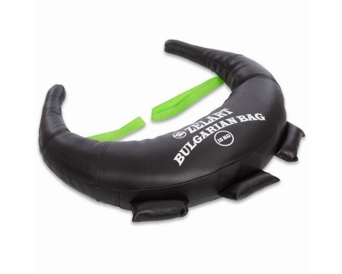 Мешок Болгарский Bulgarian bag Zelart FI-5024-15 15кг (PVC, вес 15кг, черний-салатовый)