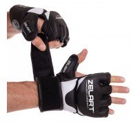 Перчатки для смешанных единоборств MMA PU Zelart BO-3394 (р-р S-L, цвета в ассортименте)
