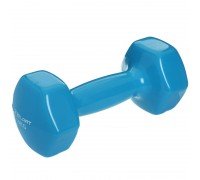 Гантель для фитнеса виниловая 1штука Zelart TA-2777-4 (1x4кг) (MD2016-4) (цена за 1шт, цвета в ассортименте)