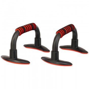 Упоры для отжиманий 2штуки SP-Sport DCF-18 PUSH-UP BAR (пластик, ручка неопрен, р-р 24x15,5х16см)