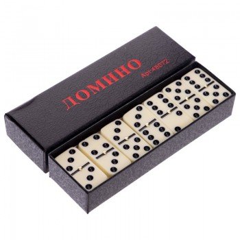 Домино настольная игра в картонной коробке 28 костей SP-Sport IG-3361 (кости-пластик, h-4,6см, р-р кор. 17,4x3,2x5,2см)