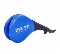 Ракетка хлопушка для тхэквондо двойная PU 1штука Zelart BO-5489 (PVC, наполнитель-пенополиуретан, цвета в ассортименте)