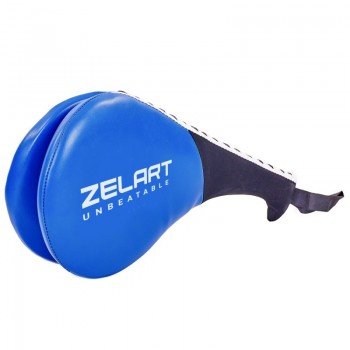 Ракетка хлопушка для тхэквондо двойная PU 1штука Zelart BO-5489 (PVC, наполнитель-пенополиуретан, цвета в ассортименте)