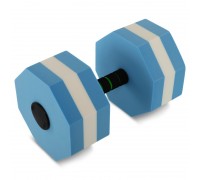 Гантели для аквааэробики восьмиугольные 1шт SP-Sport PL-3533 (EVA, р-р 26x16см, цвета в ассортименте)