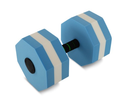 Гантели для аквааэробики восьмиугольные 1шт SP-Sport PL-3533 (EVA, р-р 26x16см, цвета в ассортименте)