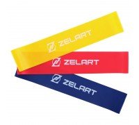 Набор резинок для упражнений ленты сопротивлений 3шт LOOP BANDS Zelart FI-8227 (латекс, 500x50мм, толщ.-0,35мм, 0,5мм, 0,7мм, цвета в ассорт.)