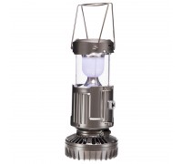 Фонарь кемпинговый светодиодный переносной с вентилятором SP-Sport 9399F (пластик, на аккамуляторе, серый)