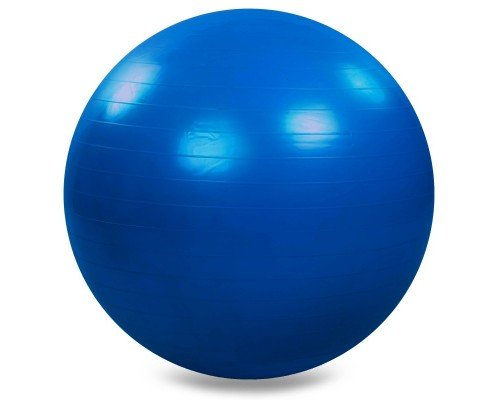 Фитбол мяч для фитнеса глянцевый ø75см Zelart FI-1981-75 (PVC,1000г, цвета в ассортименте, ABS технология)