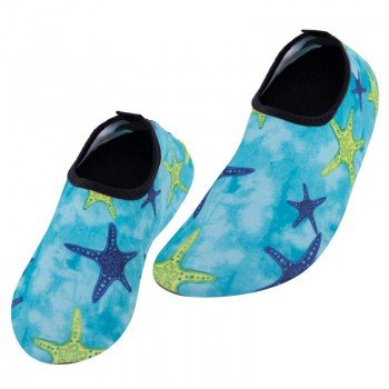 Неопреновая обувь аквашузы Skin Shoes детская SP-Sport Морская звезда PL-6963-B (неопрен, размер M-2XL-28-35, длина стопы 17-21см, синий)