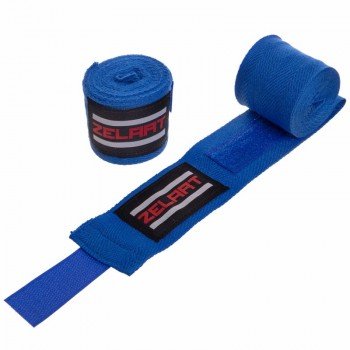 Бинты боксерские хлопок 2штуки ZELART BO-2895 (l-3м, цвета в ассортименте)
