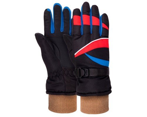 Перчатки лыжные детские зимние SP-Sport C-51-1 (размер M-L, L-XL, уп.-12пар, цена за 1пару, цвета в ассортименте)