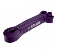 Резина петля для подтягиваний и тренировок лента силовая Zelart POWER BANDS FI-3917-V (латекс, размер 2080x32x4,5мм, жесткость М, фиолетовый)
