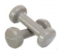 Гантели для фитнеса виниловые 2штуки Zelart Beauty TA-5225-1 (2x1кг) (2шт, цвета в ассортименте)