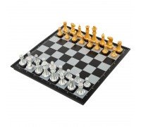 Шахматы настольная игра пластиковые на магнитах Bear Card 2612A (пластик, р-р доски 36см x 36см х 2см)