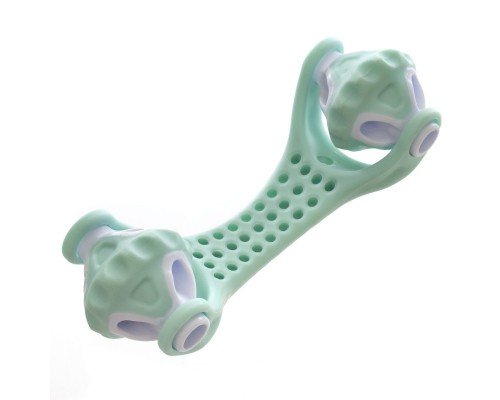 Массажер роликовый для тела ручной 2 шарика FHAVK Massage Roller SP-Sport FI-1532 (пластик, 20x7x5см, 2 массажных элемента, цвета в ассортименте)