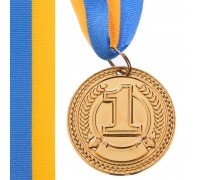 Медаль спортивная с лентой SP-Sport CELEBRITY ø4,5см C-6406 (металл, ø4,5см, 20g1-золото, 2- серебро,3-бронза)
