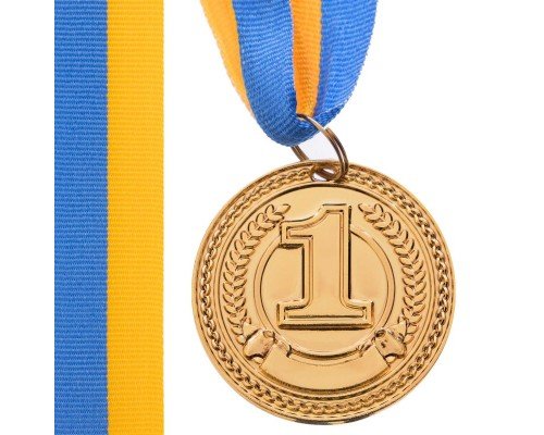 Медаль спортивная с лентой SP-Sport CELEBRITY ø4,5см C-6406 (металл, ø4,5см, 20g1-золото, 2- серебро,3-бронза)