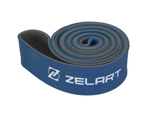 Резина петля для подтягиваний и тренировок лента силовая двухслойная Zelart DUAL POWER BAND FI-0911-7 (латекс, 2080x45x4,5мм, L, цвета в ассорт.)