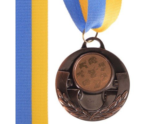 Медаль спортивная с лентой тематическая  SP-Sport AIM Собаки ø5см C-4846-0063 (металл, 25g, 1-золото, 2-серебро, 3-бронза)