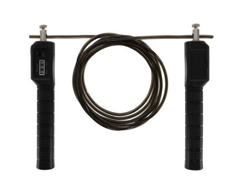 Скакалка со счетчиком и стальным тросом SP-Sport FI-8637 (l-2,8м, d-4,8мм, цвета в ассортименте)