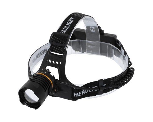 Фонарик налобный X-BALOG BL-8059-2-1-P50 (пластик, LED, на батарейках, черный)