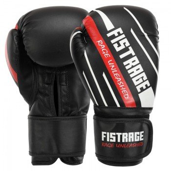 Перчатки боксерские на липучке PVC FISTRAGE VL-5119 (размер 10-14oz, цвета в ассортименте)