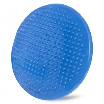 Подушка балансировочная массажная диск балансировочный BALANCE CUSHION Zelart FI-1514 (PVC, d-38см, 1000гр, синий)