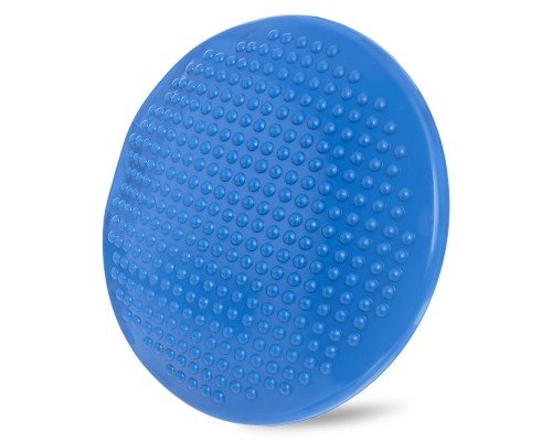 Подушка балансировочная массажная диск балансировочный BALANCE CUSHION Zelart FI-1514 (PVC, d-38см, 1000гр, синий)