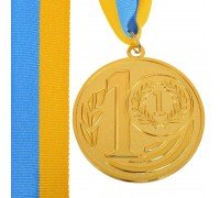 Медаль спортивная с лентой SP-Sport WREATH ø7см C-1489-7 (металл, 55g, 1-золото, 2-серебро, 3-бронза)