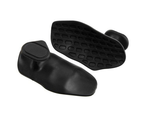 Накладки на ладони грипсы Gym Grips Gloves для силовых тренировок и турника нескользящие силиконовые 2шт SP-Sport TA-5979 (резина, черный)