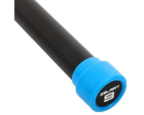 Бодибар Body Bar Zelart FI-4776-9 9кг (l-1,22м, d-40мм, металл, PU)