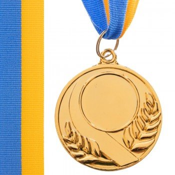 Заготовка медали спортивной с лентой SP-Sport SKILL ø5см C-4845 (металл, 25g, 1-золото, 2-серебро, 3-бронза)