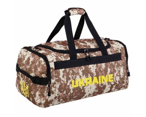 Сумка спортивная UKRAINE GA-1801-UKR (полиэстер, размер 50X23X25см, цвета в ассортименте)
