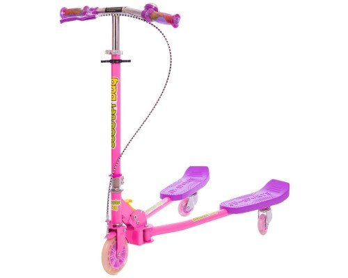Самокат инерционный трайк детский TRIKKE BUG TR-4502 (колеса-PU, d-130мм, d-90мм, h-80-90см, АВЕС-5, цвета в ассортименте)