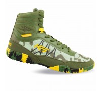 Борцовки Wrestling SAIFEINU 240781L-3 размер 40-45 (верх-PU, PL, низ-PU, зеленый)