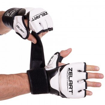Перчатки для смешанных единоборств MMA PU Zelart BO-3394 (р-р S-L, цвета в ассортименте)