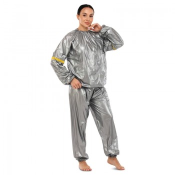 Костюм-сауна для похудения SAUNA SUIT SIBOTE ST-2122 (PVC, р-р L-3XL-50-58, серый)
