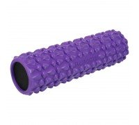 Роллер массажный цилиндр (ролик мфр) заполненный пеной 45см Grid Bubble Roller EVA SP-Sport FI-9391 (d-13см, l-45см, цвета в ассортименте)