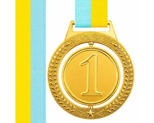 Медаль спортивная с лентой SP-Sport ø7см C-6858 (металл, 80g, 1-золото, 2-серебро, 3-бронза)