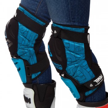 Наколенники для мотокросса LEATT HYBRID 3DF MS-0289 2шт Черный-синий