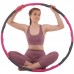 Обруч складной мягкий Хула Хуп Hula Hoop SP-Sport BY-018 8 секций двухцветный Малиновый-серый