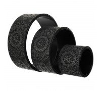 Колесо-кольцо для йоги набор 3шт SP-Sport Fit Wheel Yoga FI-0086 (PU, резина, PP, р-р 33х13см, р-р 25х11см, р-р 16х10см)
