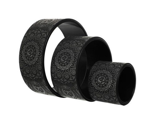 Колесо-кольцо для йоги набор 3шт SP-Sport Fit Wheel Yoga FI-0086 (PU, резина, PP, р-р 33х13см, р-р 25х11см, р-р 16х10см)