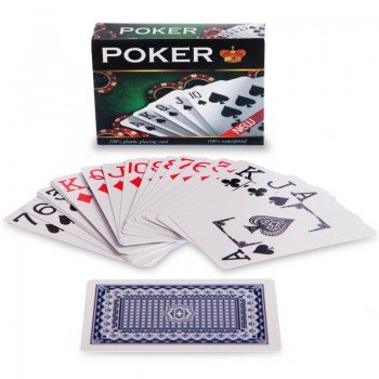 Карты игральные пластиковые SP-Sport IG-292 POKER (колода в 54 листа, толщина-0,28мм)