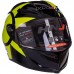 Мотошлем интеграл (full face) SP-Sport H722-2 L-XL черный-серый матовый Черный-салатовый