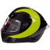 Мотошлем интеграл (full face) SP-Sport H722-2 L-XL черный-серый матовый Черный-салатовый